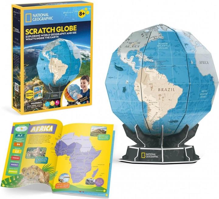 Image du produit Cubicfun Puzzle 3D National Geographic Globe (21 pièces)
