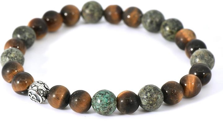 Immagine prodotto Balibay Marin (20.50 cm, Pietra preziosa, Argento 925, Occhio di tigre, Diaspro di Kambaba)