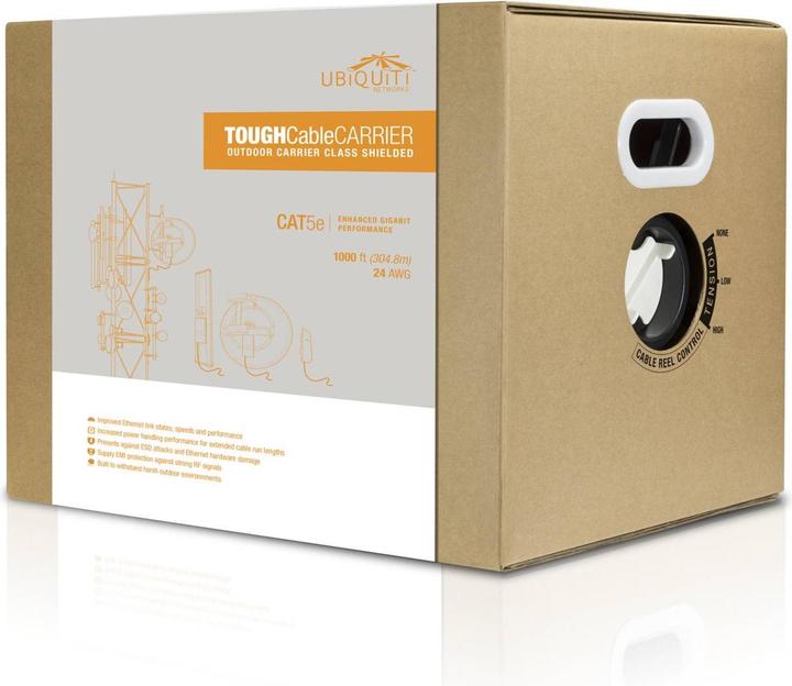 Actual product image Ubiquiti Network cable (CAT5e, 305 m)