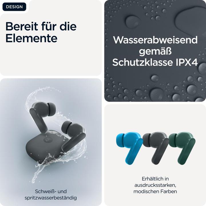 Produktbild Motorola Moto Buds Bass (ANC, 9 h, Kabellos)