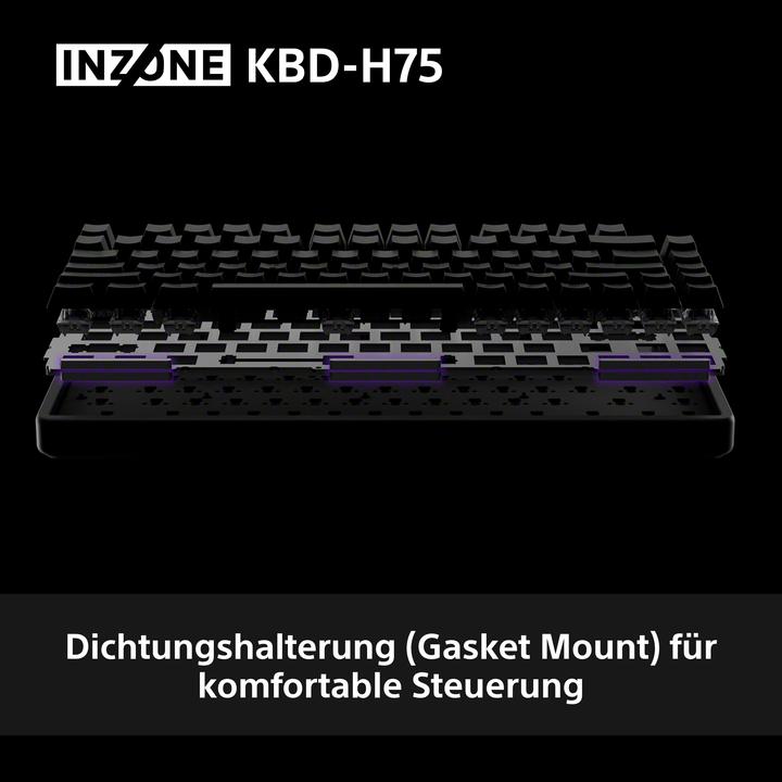 Actual product image Sony Inzone KBD-H75 (DE, Cable)