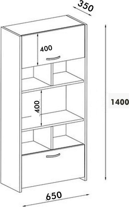 Produktbild Kalune Design Christina (65 x 35 x 180 cm)