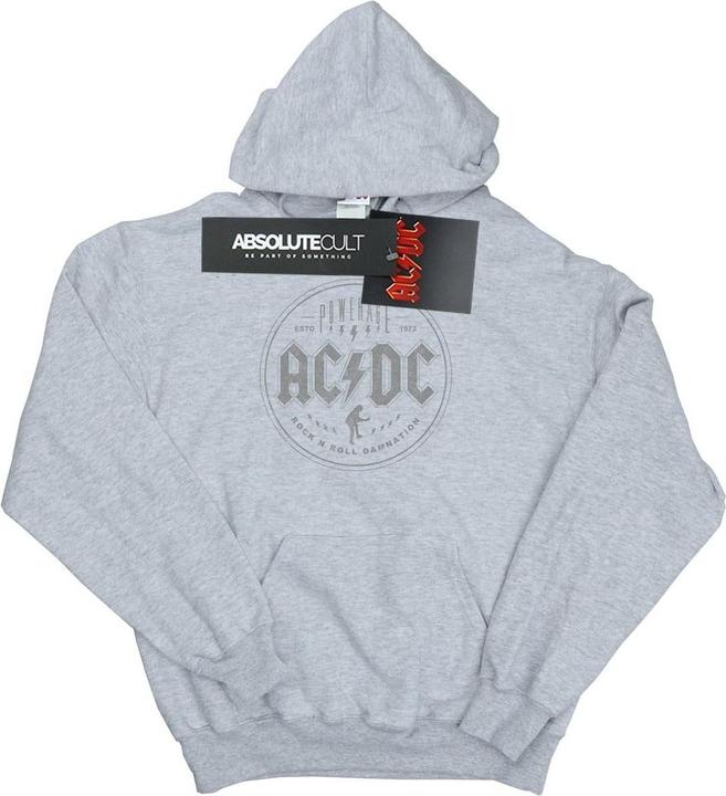 Image du produit AC/DC - Sweat à capuche ROCK N ROLL DAMNATION BLACK - Femme (L)