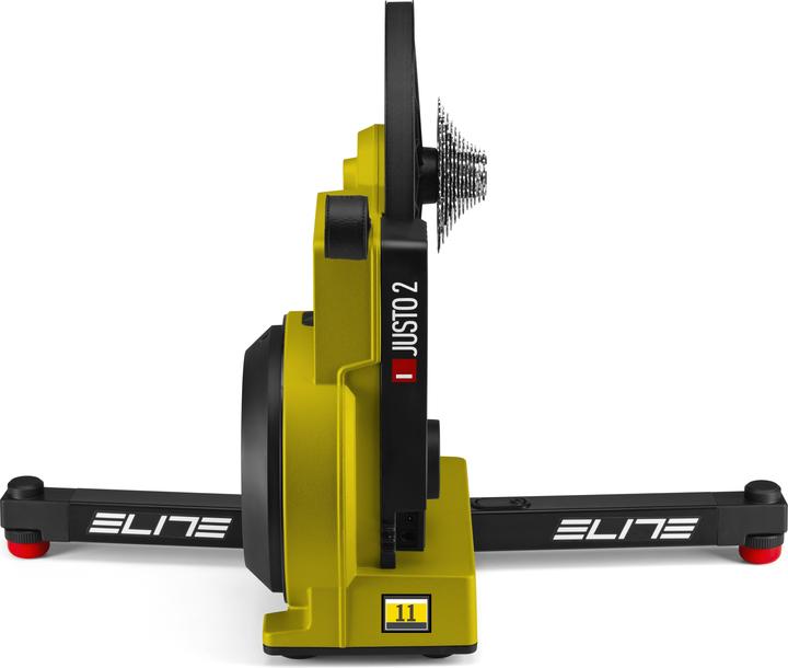 Actual product image Elite Realteiner Justo 2 Limited Edition with 12-speed cassette yellow