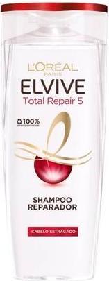 Produktbild L'Oréal Paris L'Oreal Elvive Total Repair 5 Shampoo 250ml (250 ml, Flüssiges Shampoo)