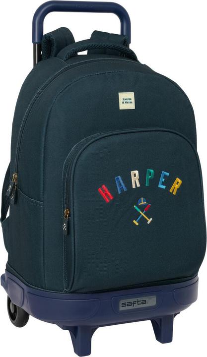 Safta School rucksack with wheels Navy blue 33 x 45 x 22 cm (22 l)