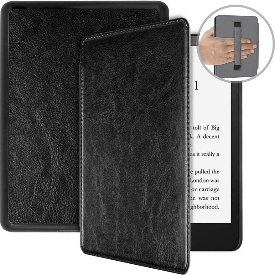 Strado, Accessori interni per auto, Custodia con cinturino per Kindle Paperwhite 5 Czarny