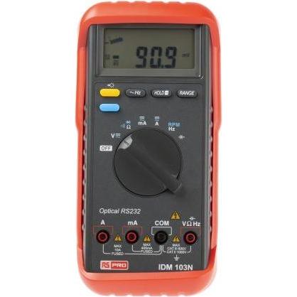Rs Pro, Multimeter, IDM103N Digital Multimeter (CAT II, CAT III 1000V)