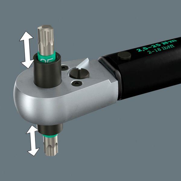 Actual product image Wera Click-Torque Lock A6 R/L (1/4", 2.50 Nm, 25 Nm)