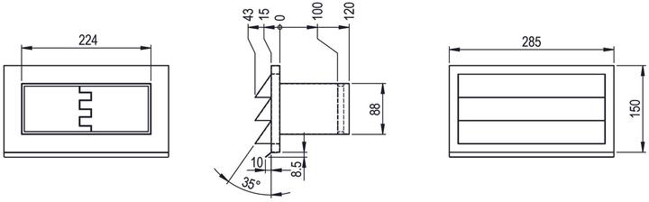 Actual product image Hastrag Facade mesh box