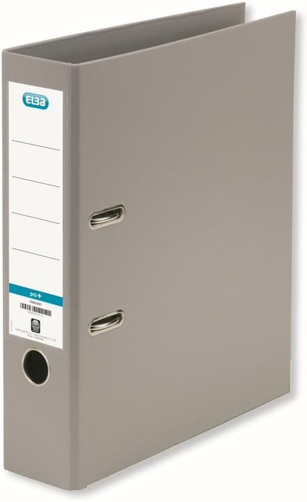 Produktbild Elba Ordner rado star, Rückenbreite: 80 mm, grau, DIN A4 Einband aussen (A4, 80 mm, 1 Stück)