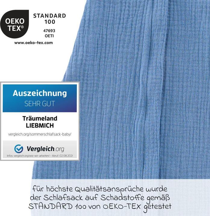 Image du produit Träumeland Gigoteuse d'été Liebmich coton mousseline (90 cm)