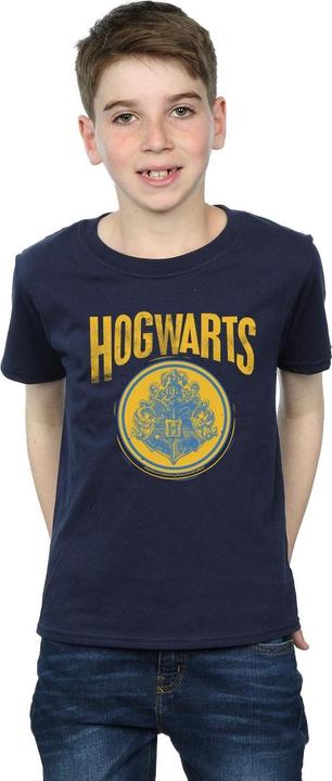 Actual product image Boys Hogwarts Circle Crest T-Shirt (140, 146)