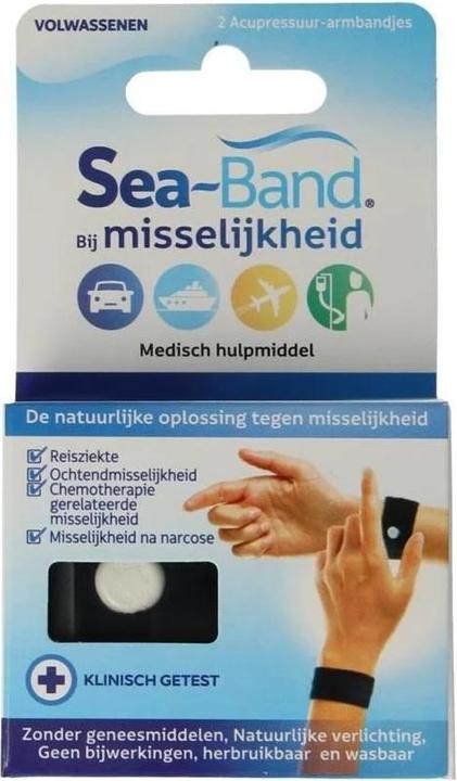 Image du produit Sea-Band Motion Sickness Relief For Adults Black