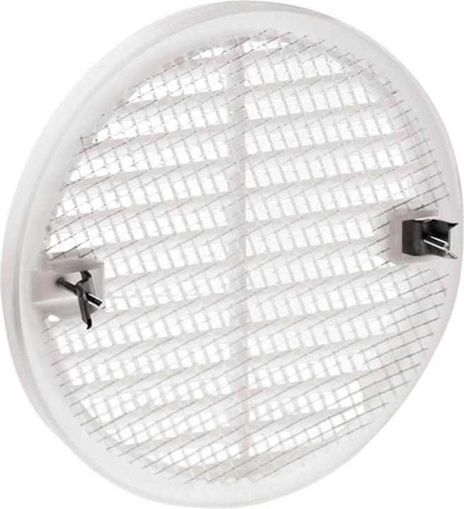 Actual product image Lunos External grille white w.claw fixing, D180mm