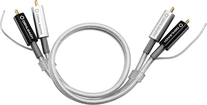 Produktbild Oehlbach Audio Anschlusskabel Cinch (2x Stecker 2x Stecker) 1.00 m vergoldete Steckkontakte Silver Express (1 m, Cinch)