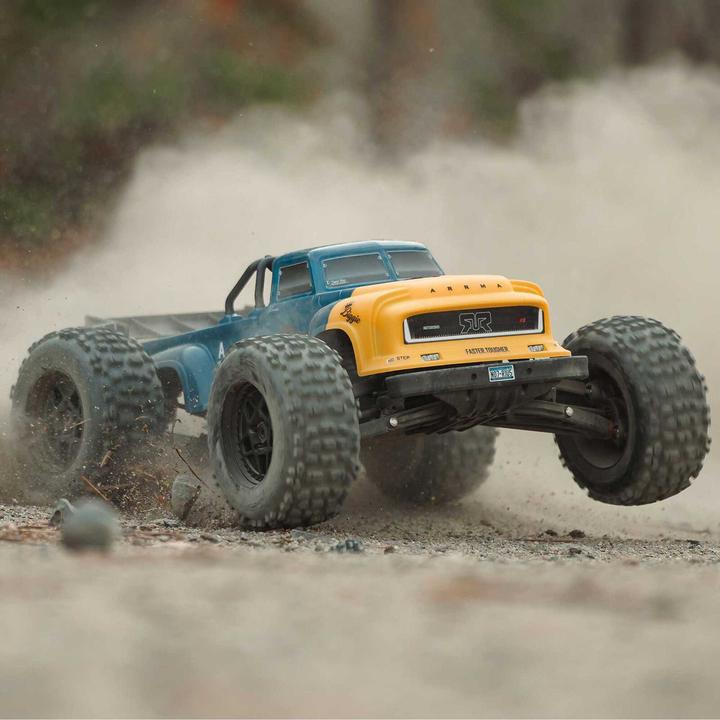 Immagine prodotto Arrma NOTORIOUS 6S V6 4X4 BLX 1/8 Brushless Stunt Truck RTR, Blau (RTR pronto all'uso)