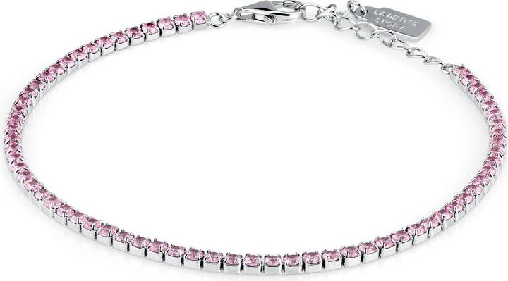 Immagine prodotto La Petite Story Bracciale tennis in argento con zirconi rosa Argento LPS05AWV32 (16 cm, Argento 925)