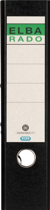 Actual product image Elba Folder rado DIN A3 landscape, spine width: 80 mm, black hardboard, with cover sheet and grip hole (A3, 80 mm, 1 pcs.)