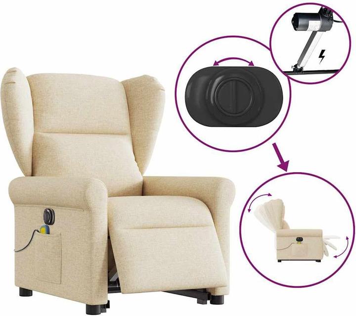 Image du produit vidaXL Massagesessel mit Aufstehhilfe