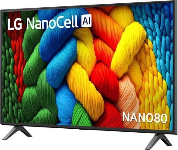 Image du produit LG 43NANO80A6B (43", NANO80, Nano-Cell, 4K, 2025)