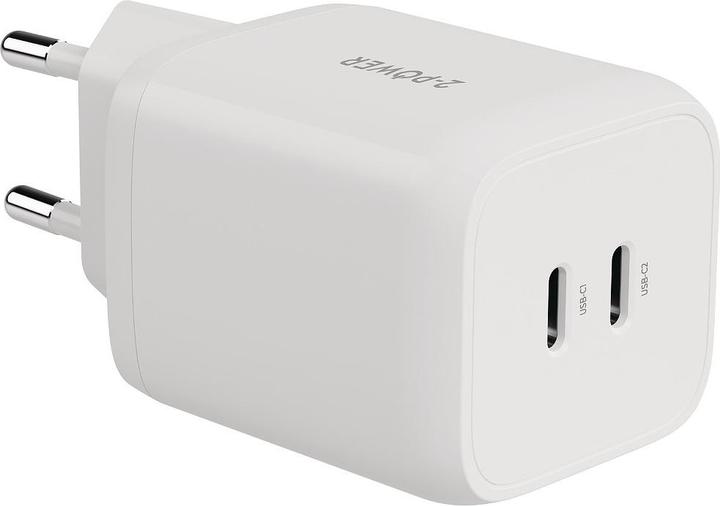 Produktbild 2-Power Wall Charger PD 65W GaN 2 x USB-C (65 W, 2 Ports)