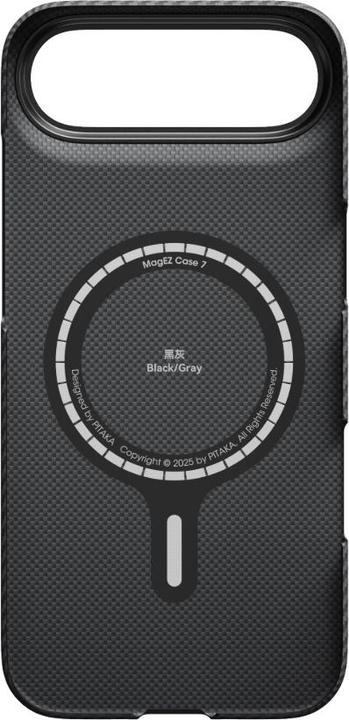 Actual product image Pitaka Ultra-Slim Case Black/Grey - iPhone Air (Apple iPhone Air)