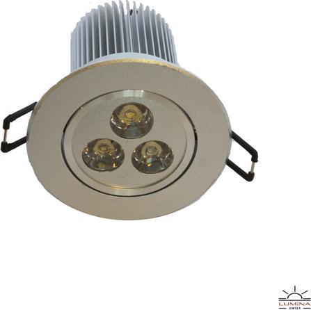 Produktbild Lumina Swiss LED Einbauspot Standard Dimmbar 3x3W warm-weiss (930 lm)