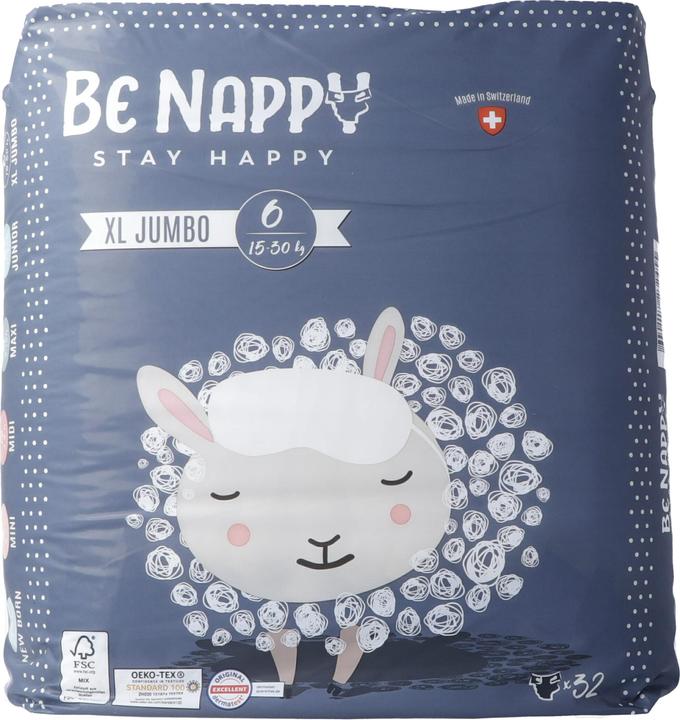 Actual product image Be Nappy Diaper (Size 6, Pack, 32 Piece)