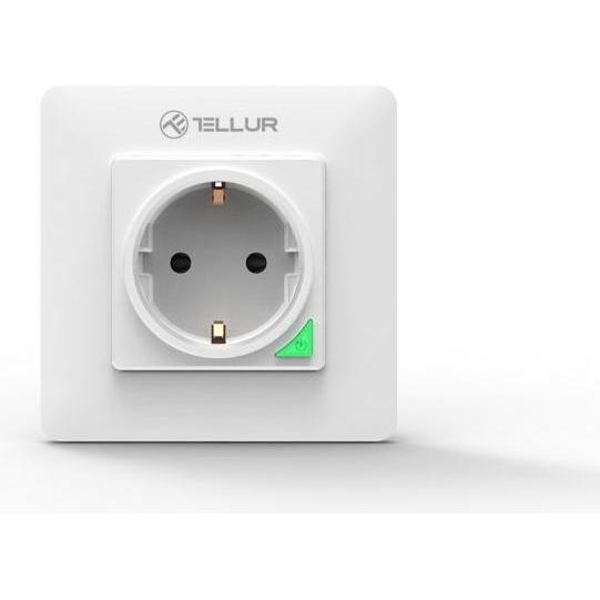 Tellur, Presa di corrente, Smart WiFi Wall Plug 3000w, 16A, bianco