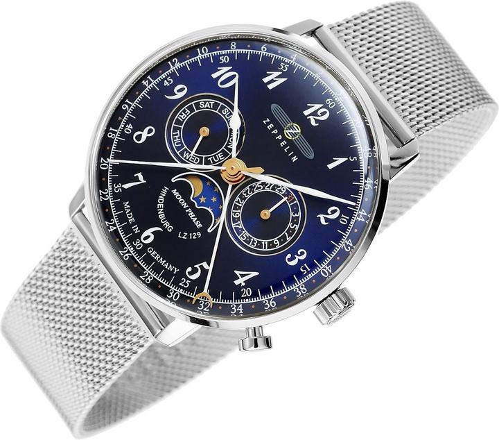 Image du produit Zeppelin LZ129 Hindenburg 7036M-3 Montre à quartz bleu (259102) (Montre analogique, 40 mm)