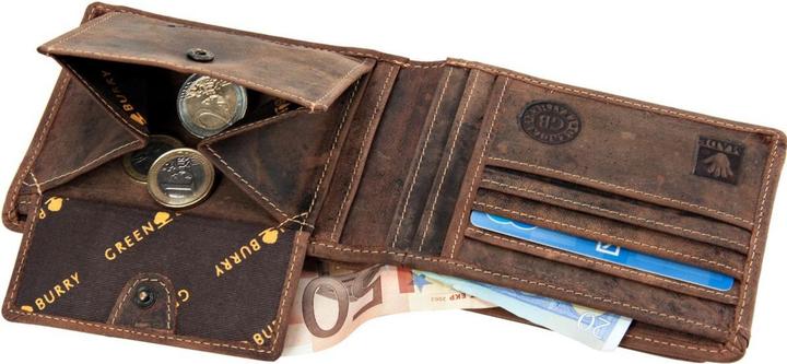 Actual product image Greenburry Vintage Geldbörse Leder 12 cm