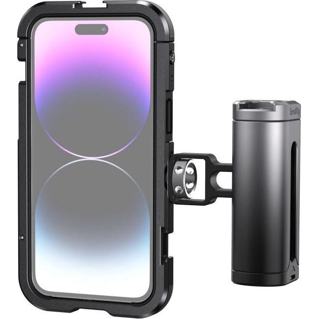 Thumbnail - SmallRig 4099 Mobile Video Cage Kit (Single Handheld) for iPhone 14 Pro Max, Video Zubehör