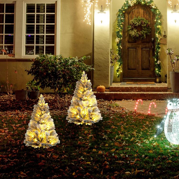 Produktbild Jamb Künstlicher Weihnachtsbaum 2er-Set LED