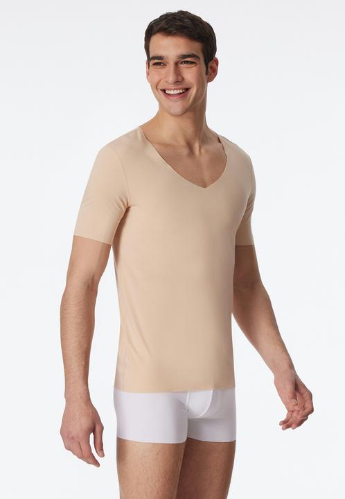 Produktbild Schiesser Shirt Loungewear "Laser Cut" schlamm (XL)