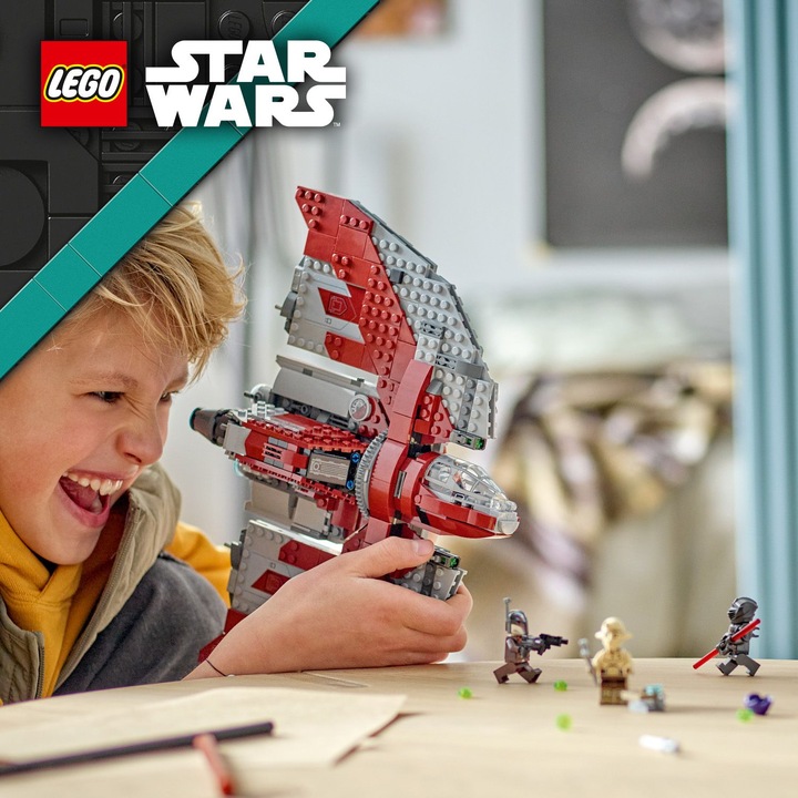 Actual product image LEGO Ahsoka Tanos T-6 Jedi Shuttle (75362, LEGO Star Wars)