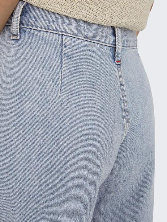 Produktbild Only ONLLA Hohe Taille Weiter Beinschnitt Jeans-Shorts Jeans-Shorts (XS)