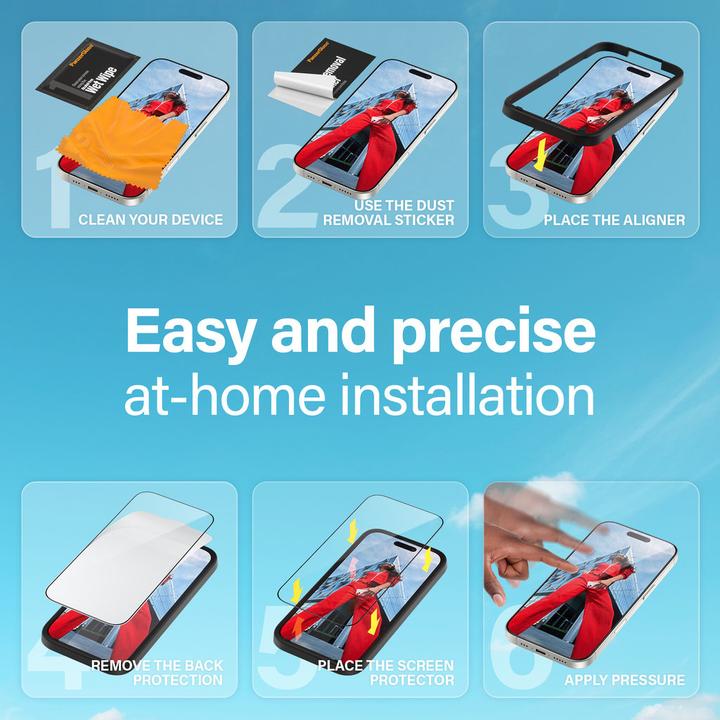 Produktbild PanzerGlass Ultra-Wide Fit (1 Stk., Apple iPhone 15 Plus, Apple iPhone 16 Plus)