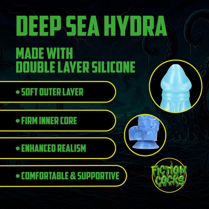 Produktbild Ouch! Deep Sea Hydra - Silicone Dildo - Blue