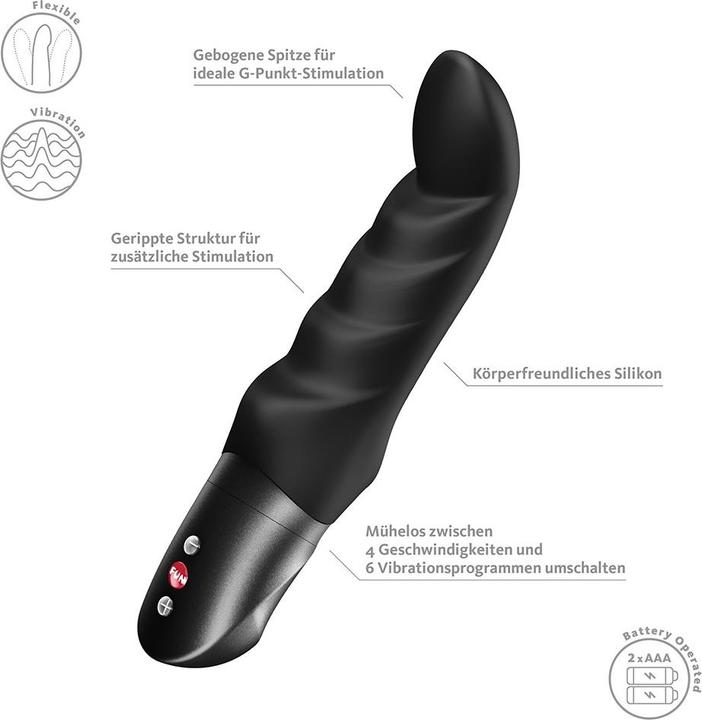Produktbild Fun Factory - ABBY G G-Punkt-Vibrator Schwarz