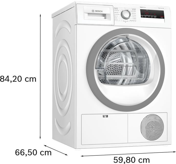 Produktbild Bosch Hausgeräte WTH85VWIN (8 kg, Rechts)