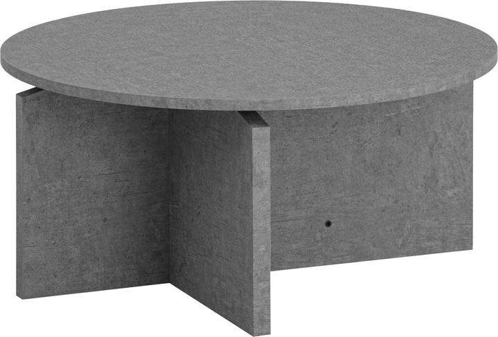 Image du produit FineBuy Couchtisch 70 cm Wohnzimmertisch Sofatisch Rund Gross Kaffeetisch Modern (70 x 70 x 33 cm)