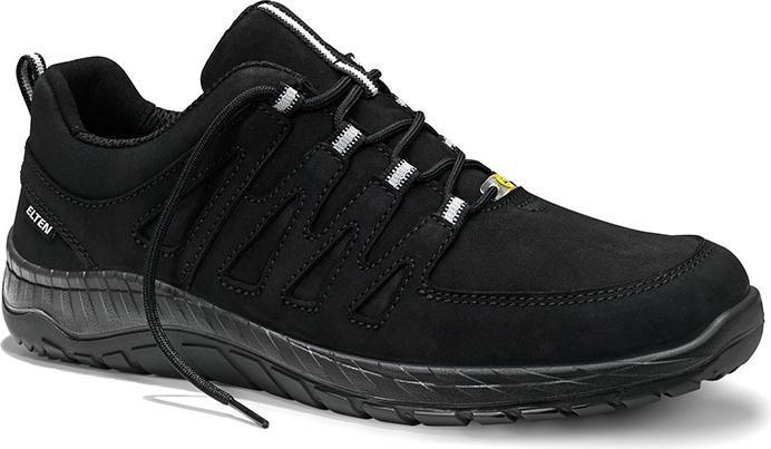 Actual product image Elten Shoes Maddox Black Leather Low ESD O2 41 (O2, 41)