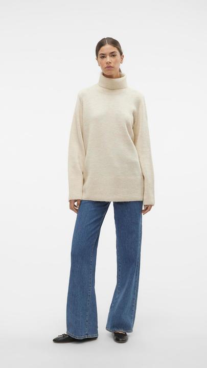 Immagine prodotto Vero Moda VMUNIQUE LS WIDE ROLLNECK PULLOVER GA Maglione lavorato a maglia (XS)