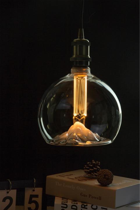 Produktbild Enovalite LED-Filament-Lampe Mountian Globe, E27, 3,5W, 120lm, 1800K (E27, 3.50 W, 120 lm, 1 x)
