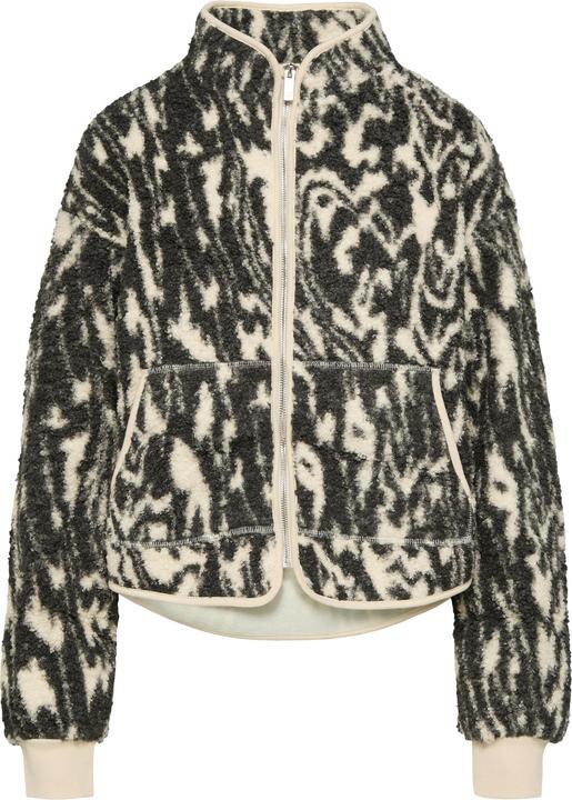 Produktbild s.Oliver Sweatshirt Teddyjacke mit All-over-Print (S)