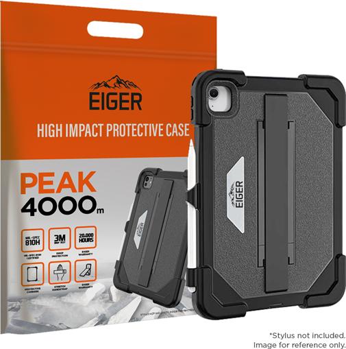 Immagine prodotto Eiger Schutzcase mit Handschlaufe und Kickstand Peak 4000m Black (iPad Air 13 2024 (M2))