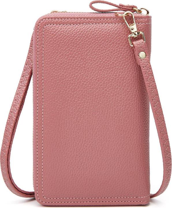 Produktbild Cover-Discount Umhänge Brieftasche mit Smartphone Fach rosa