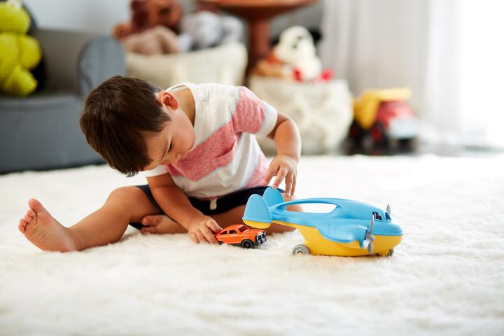Actual product image Green Toys cargo plane with car