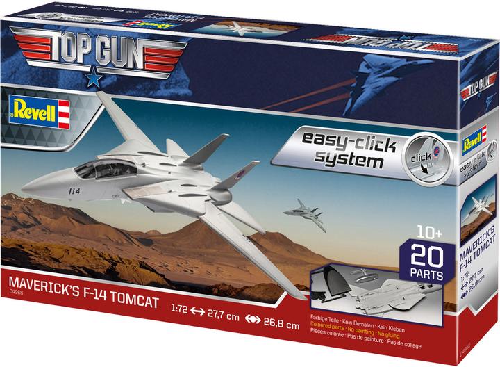 Produktbild Revell F-14 Tomcat Top Gun (easy click)